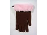 Review Hollywood Kitchens  / Baking Beauty's Oven Gloves Kimberly Ann Brown with Pink Trim Oven Gloves 1-pair
