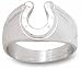 Indianapolis Colts Sterling Silver Horseshoe 3/8'' Ring Size 6
