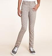 Girls Limited Cotton Rich Star Print Jeans