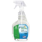 Green Works Glass/Surface Cleaner, 32 oz Spray Bottle, 12/Carton
