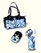 Blue Swirl Diaper Tote Bag Set by Russ Berrie
