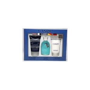 CANOE Cologne By Dana FOR Men Gift Set ( Low Alcohol After Shave 2.0 Oz+ After Shave Balm 4.0 Oz + After Shave Moisture Gel W/ Menthol 4.0 Oz)