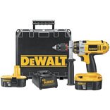 DEWALT DC920KA 18-Volt 1/2-Inch Heavy-Duty XRP Cordless Drill/Driver Kit