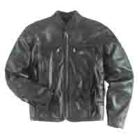 Buy Harley Davidson Mens Leather Jacket, Black Shifter Model, Lightweight, Zipped Cuffs-Front-Chest Pockets and One Inside Pocket, plus Mandarin Collar, Venting, Hand Warmer Pockets, Bar & Shield Metal Badge on Front, Embossed Bar & Shield Logo on Back, Padded Elbows, 98136-03VM