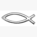 Pewter Pin Badge General Christian Fish