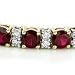 14K Ruby and Diamond Bracelet -- 1.35 Ct. Diamonds