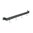 Calphalon 32-Inch Straight Wall Pot Rack with 4 Heavy-Duty Single Hooks