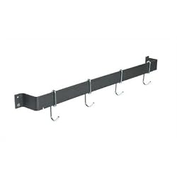 Calphalon 32-Inch Straight Wall Pot Rack with 4 Heavy-Duty Single Hooks