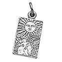 Tarot Card Charm - Sterling Silver