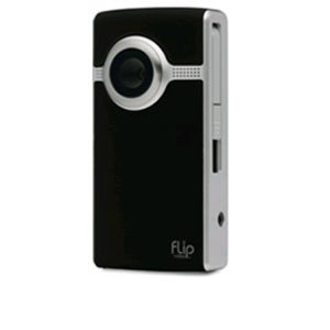 Flip Video UltraHD - Camcorder - High Definition - widescreen - 0.92 Mpix - flash card - black