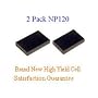Global Digital 2 Pack Fuji / Fujifilm NP120 Brand New Equivalent 2000mAh LithiumIon Camera/Camcorder Battery, Long Lasting cell. It meets or exceeds OEM specifications!