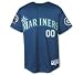 Seattle Mariners Jersey - Authentic Blank Alt Jersey by Majestic (Adult Large)