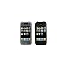 Speck Products Skin Tight 2 Pack for iPhone 1G (Clear,Black)