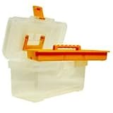 Buy 12 Plastic Transparent Toolbox with Tray by Homak