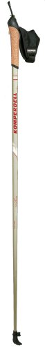 Komperdell Featherlight Cork Nordic Walking Stock Korkgriff, 125 cm, sand/rot Preisvergleich