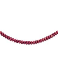 Sterling Silver 6-7mm FW Cult. Pearl Burgundy Necklace