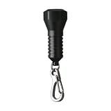 Neiko Keychain Mini-Screw LED Flashlight - Jet Black