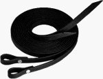 Weaver Leather CD-2034-BK Synthetic Split Reins