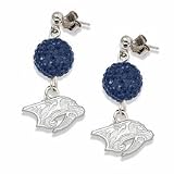 Nashville Predators Ovation Crystal Earrings
