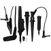 Fluke VPS101 5 Piece Double Insulated Voltage Probe Set, 1.2m Cable Length, 1x Attenuation, Black, For 190 Series ScopeMeter