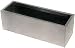 Zinc Galvanised (Silver) planter - rectangular - Medium