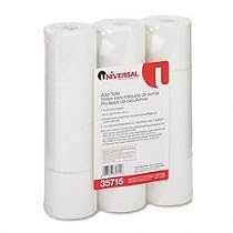 Calculator Plain Paper Roll, 2 1/4" x 150 Ft., 12 Rolls/Pack (UNV35715) Category: Adding Machine and Calculator Paper Rolls
