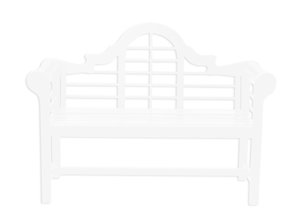 Achla Designs 4-Foot Lutyen Bench, White