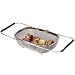 Polder 6631-75 Stainless-Steel Sink Strainer with Extending Rubber-Grip Arms
