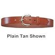 B5, Dress Belt PlaIn. Tan Size 40 Chrome