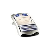 Durable 241301 Durable VISIFIX Desk Business Card File, 100 Pockets, A-Z Guides, Graphite/Bk