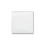 Adex USA Neri 3 x 3 Beveled White Ceramic Tile & Stone
