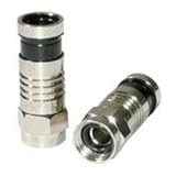 Cables to Go 41074 Compression F-type Connector with O-Ring for RG6 - 10 Pa ....