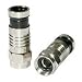 Cables to Go 41074 Compression F-type Connector with O-Ring for RG6 - 10 Pack (Anodized)