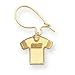 14K New York Giants Jersey Kidney Wire Earrings