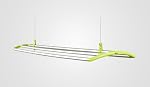 LOFTi Ceiling Mounted Laundry Drying System (Lime Green)