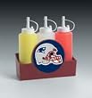 New England Patriots Party Animal Condiment Caddy Caddie NFL Football Fan Shop Sports Team Merchandise
