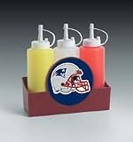 New England Patriots Party Animal Condiment Caddy Caddie NFL Football Fan Shop Sports Team Merchandise