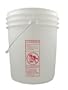 14 Food Grade White 5 gal. plastic pails without lids