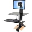 Ergotron WorkFit-S Single LD with Worksurface+ (33-350-200)