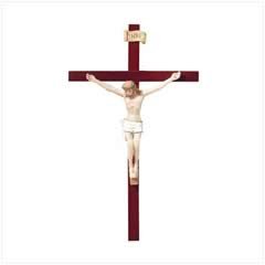 Hand-Painted Crucifix
