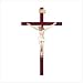 HAND PAINTED CRUCIFIX 12 INCH JESUS ON CROSS FIGURINE