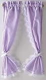 Twilight Lavender Tie-Back Curtains