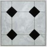 Vinyl Floor Tile, Gray Marble 12″ x 12″