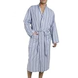 Calvin Klein Chestnut Stripe Woven Robe U1199-CST L/XL/Chestnut Stripe