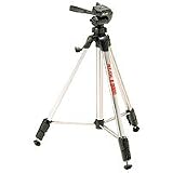 Slik Heavy-Duty Tripod with 3-Way Fluid-Effect Head and Built-In Bubble Level