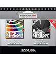 Lexmark (#43XL/#44XL) Black/Color Ink Cartridges (Includes 1 Each of 18Y0143 & 18Y0144)