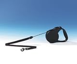 Flexi Classic Retractable Cord Leash Black 16 Foot - CLASSIC 2-5