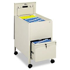 Safco Locking Mobile Tub  Putty