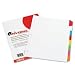 UNIVERSAL OFFICE PRODUCTS Write-On/Erasable Indexes, Eight Multicolor Tabs, Letter, W...
