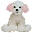 Ty Beanie Babies Sugarpup- White Dog